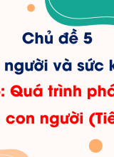 Bài 16. Quá trình phát triển của con người (Tiết 3)